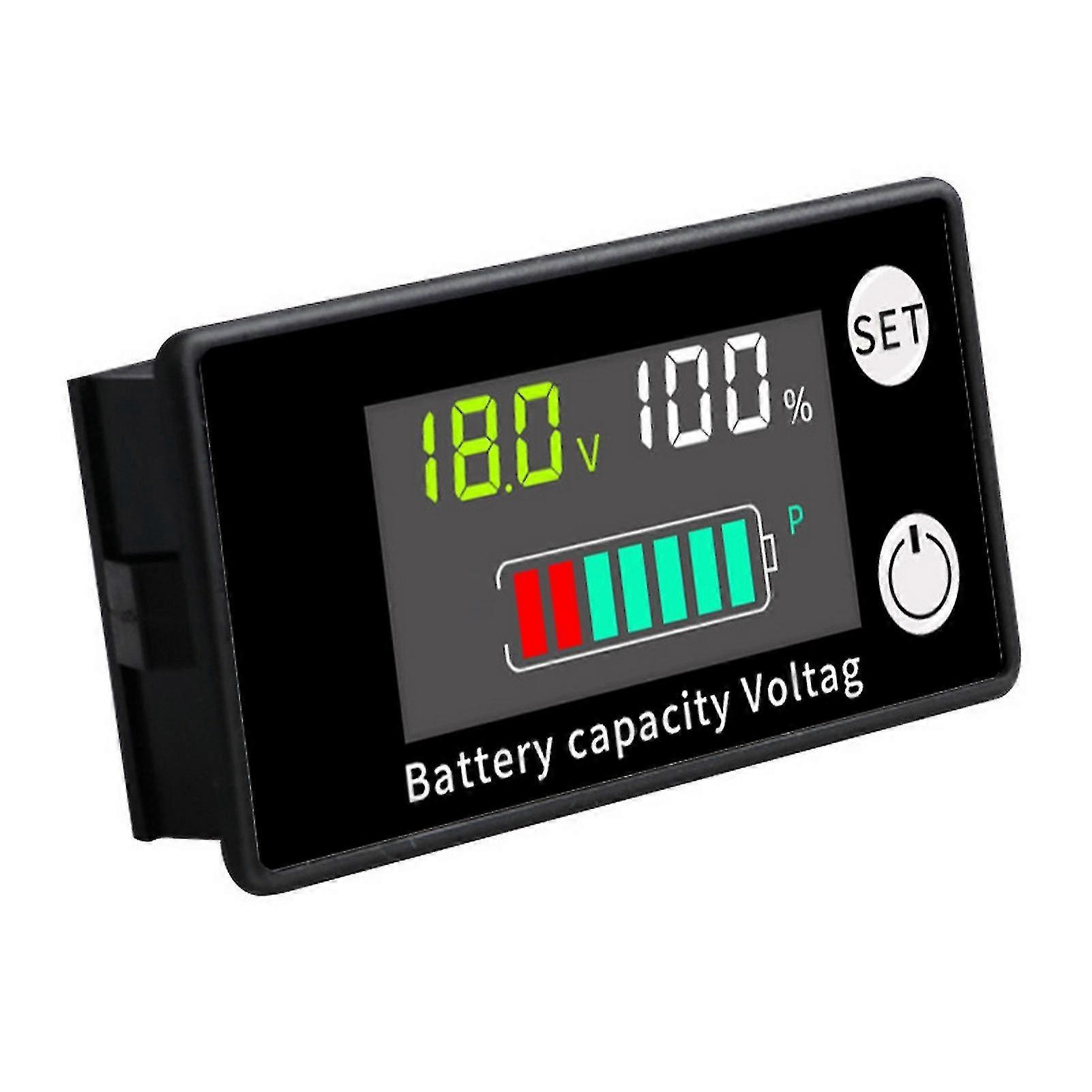 Digital Voltmeter High Accuracy Lcd Screen Battery Capacity Indicator Voltage Detector