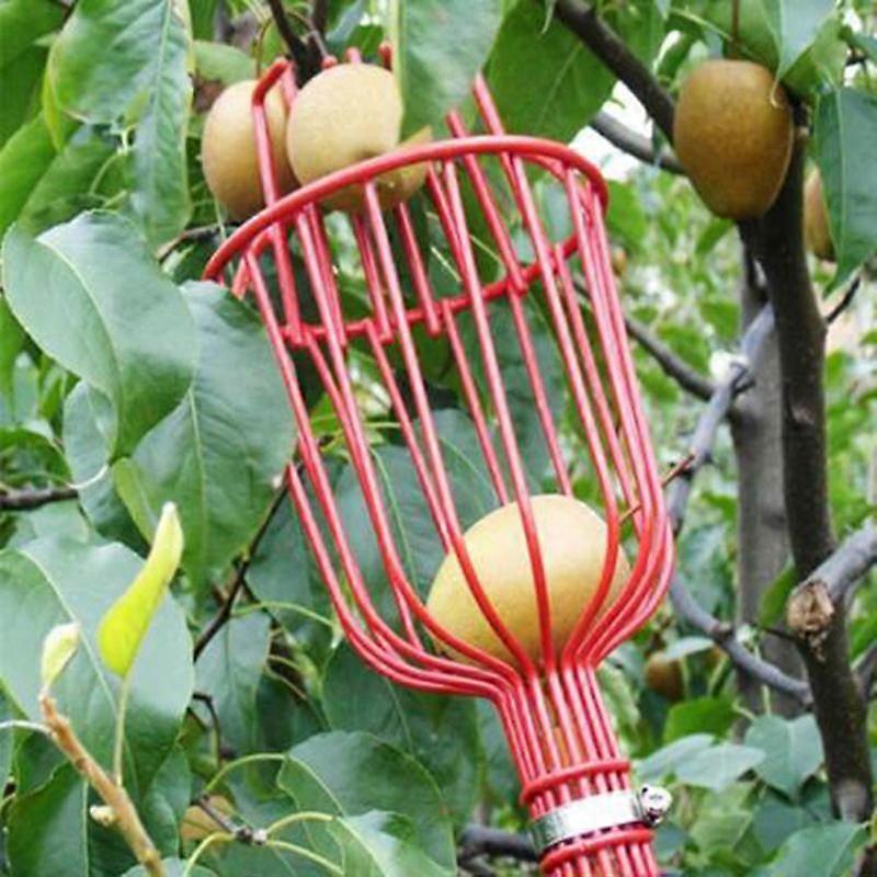 Garden tools Deep Basket Fruit Picker Head Convenient Fruit Picker Catcher Apple Peach Picking Farm Garden Picking Device