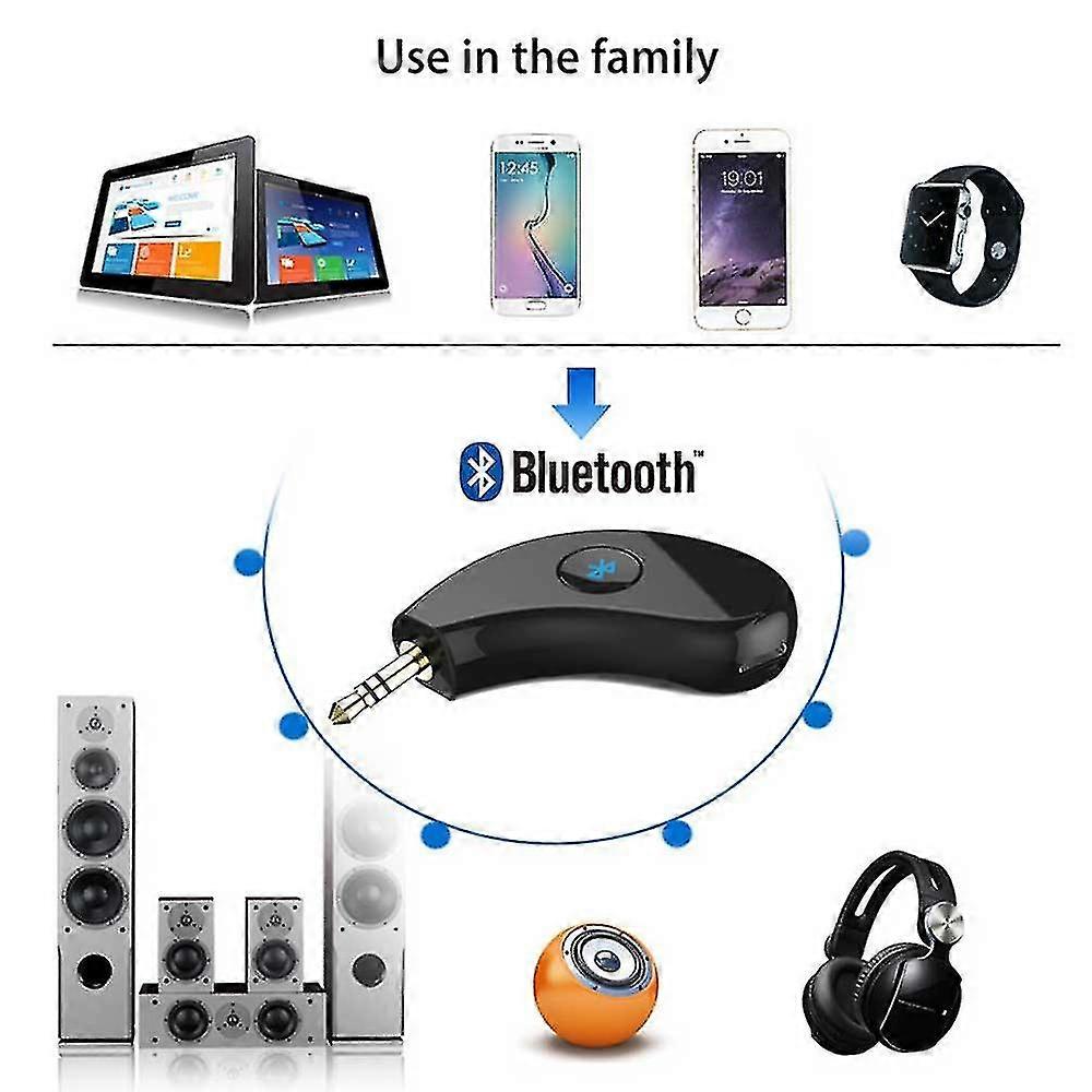 Tooth Receiver / Hands- Car Kit Portable 3.5mm Tooth Aux Adapter Wireless Music Streaming For Home, Car O System, Ph, Ser