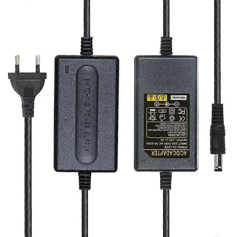 διακόπτης παροχής ηλεκτρικού ρεύματος 12 βολτ για το εναλλασσόμενο ρεύμα καμερών CCTV 220V στον μετασχηματιστή φωτισμού προσαρμοστών δύναμης μετατροπέων συνεχούς ρεύματος 12V 2A για τη λωρίδα των οδηγήσεων