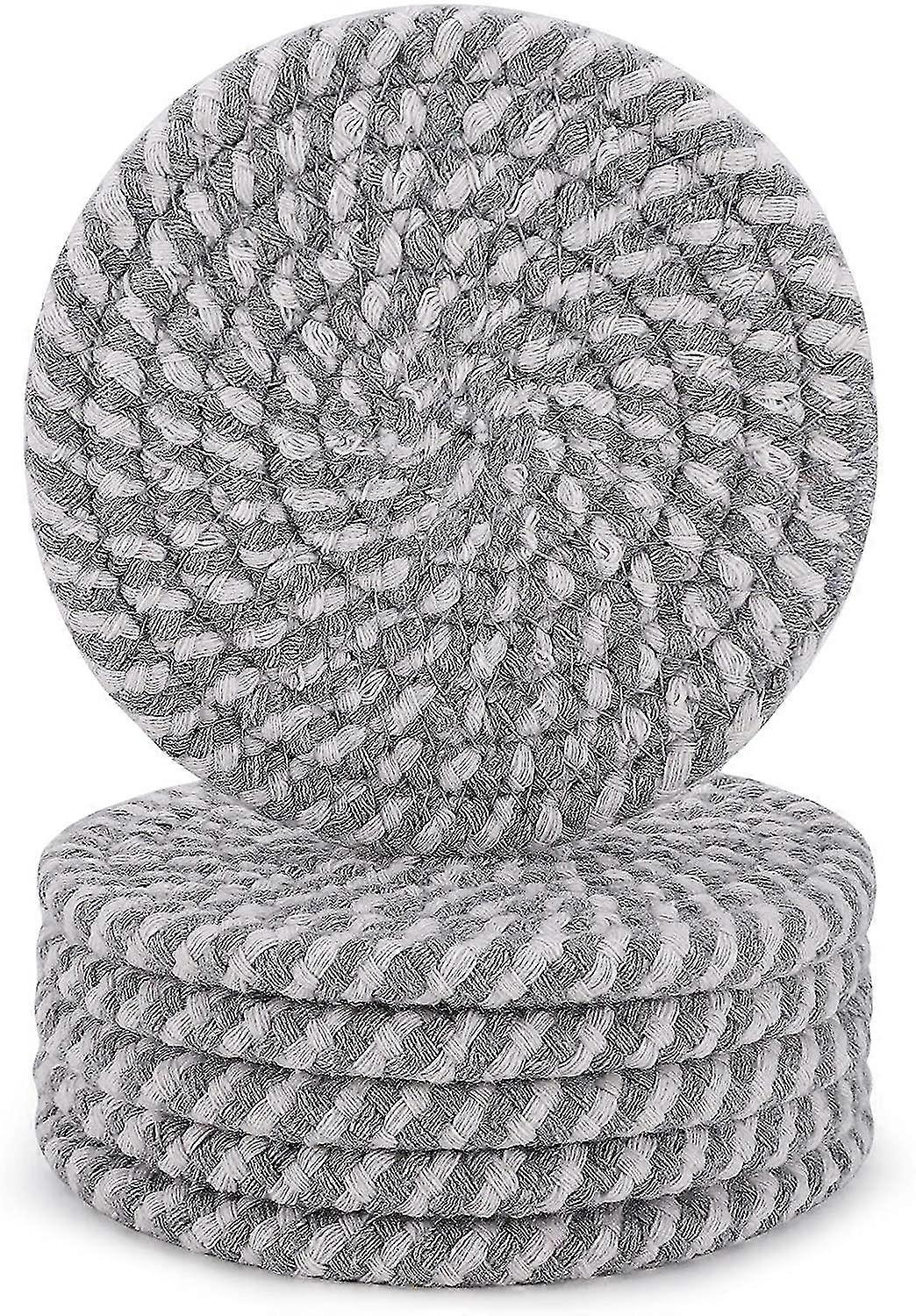 6pcs Coasters For Drinks , (4.3inch)