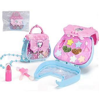 Beauty Mini Box For Girls Home Toys Princess Makeup Box Cosmetic Party Performance Makeup Kids Children's Play House Princess Vanity Box