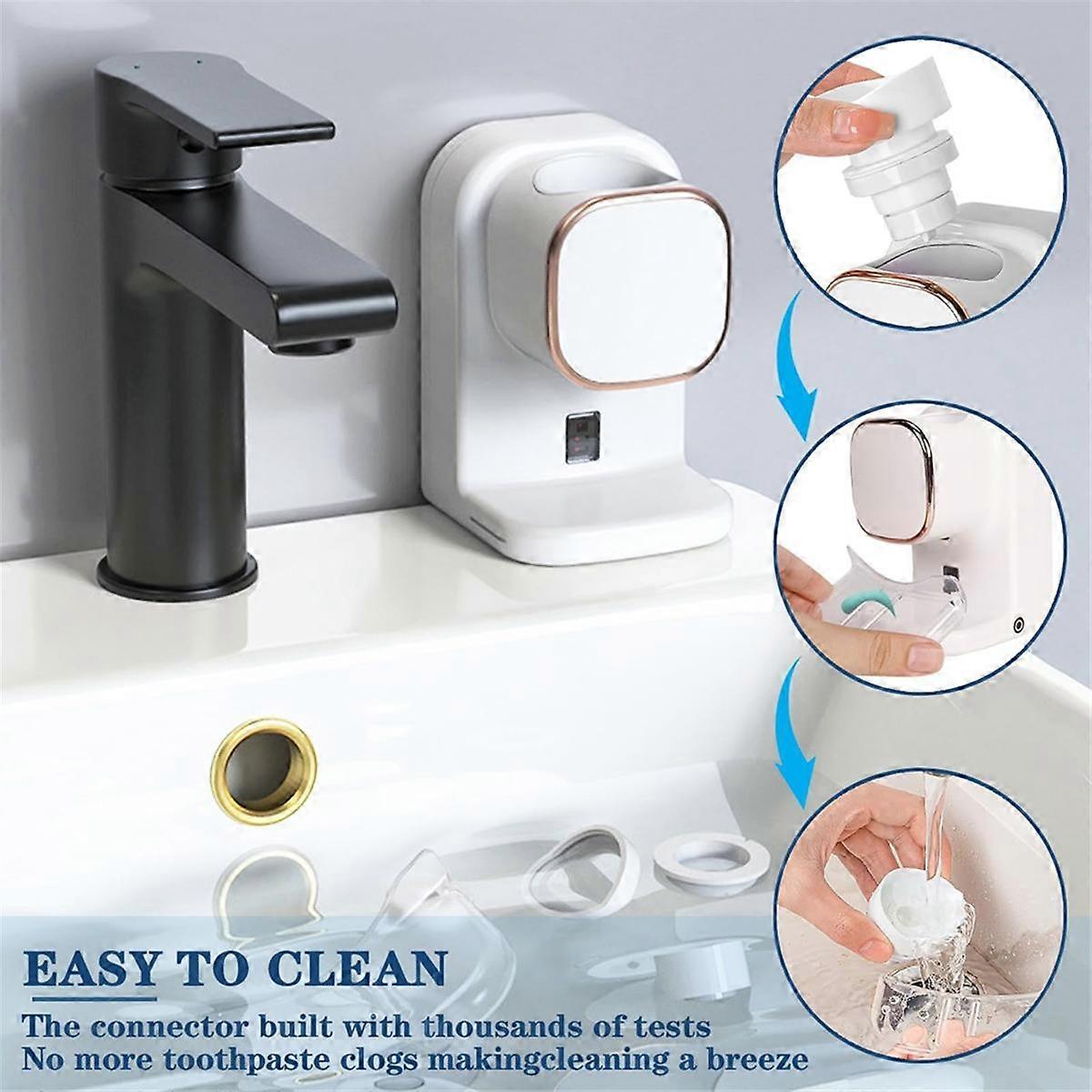 Automatic Electric Toothpaste Dispenser Auto Toothpaste Dispenser+Sensor for Bathroom Wall Mounted