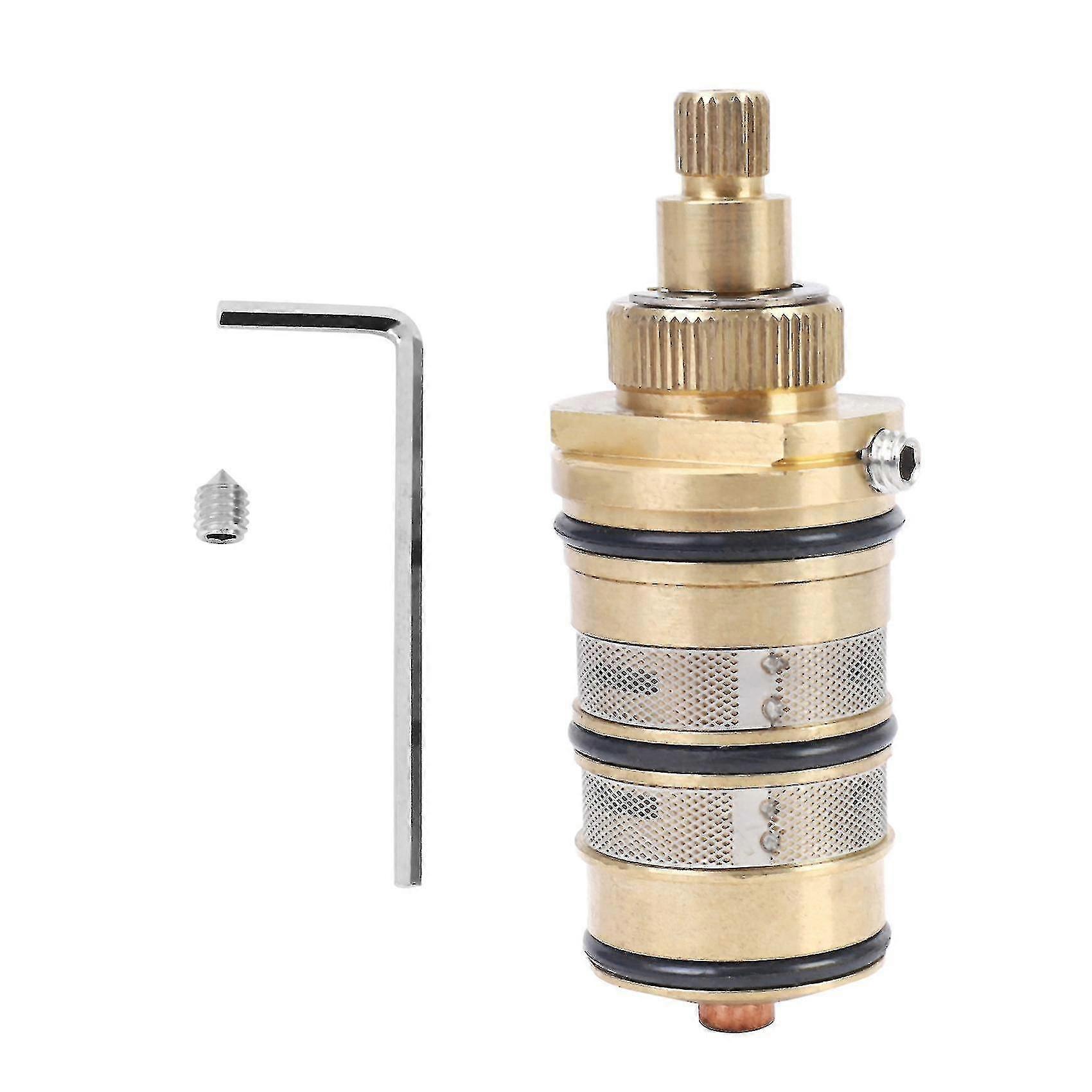 Brass Bath Shower Thermostatic Cartridge&handle For Mixing Valve