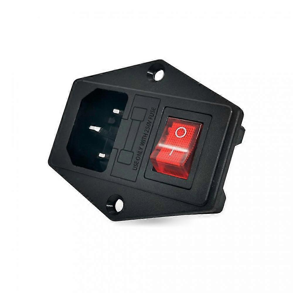 Ac Power Socket 3-pin 3d Printer Machinery Rocker Switch On/off Power
