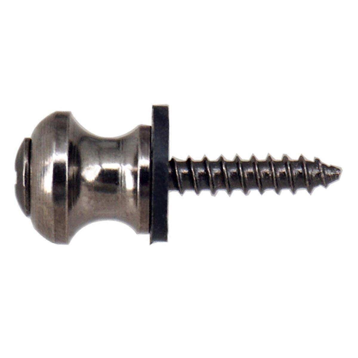 12PCS Metall Gitarr Knapp Elbas Rem Låspinnar Ukulele Spänne Låsstift Gitarr Tillbehör