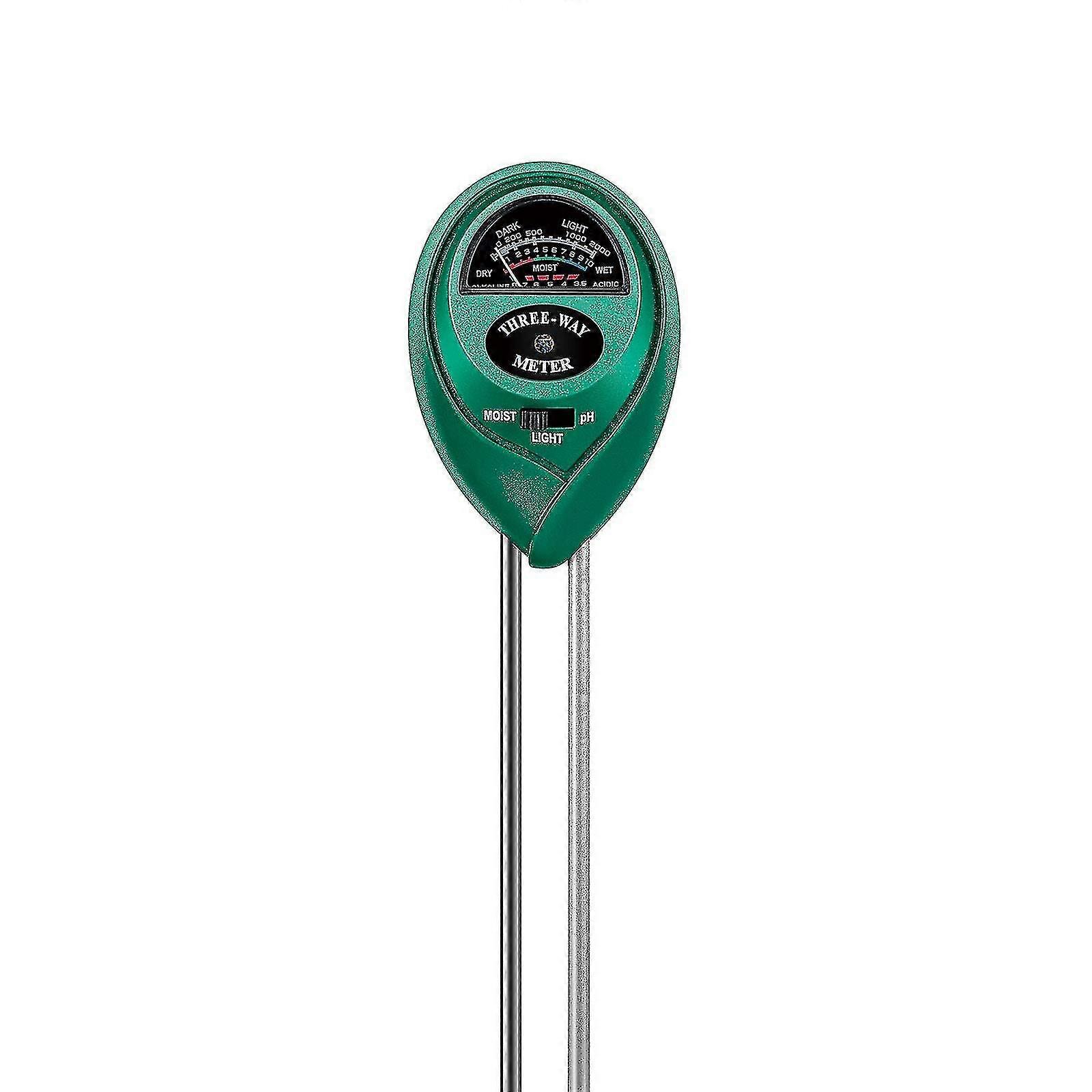 Soil Ph Meter 3-in-1 Soil Tester Soil Ph Tester Digital Plant Soil Testing Kit With Moisture/light/ph Suitable For Lighting And Ph Testin