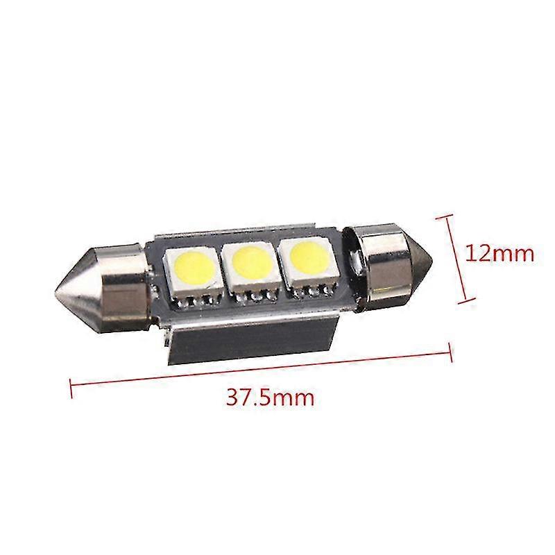 Formula-J87 Canbus Error Free 562 LED Bulbs – 1.2W Warm White, 250 Lumens, 3500K, For Interior Dome Light (2 Pack)
