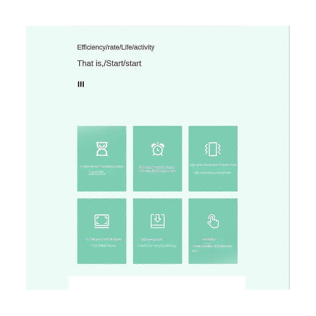 Led Digital Timer For Kitchen Baking Countdown Timer Learning Time Reminder Mute Clock Kitchen Gadg