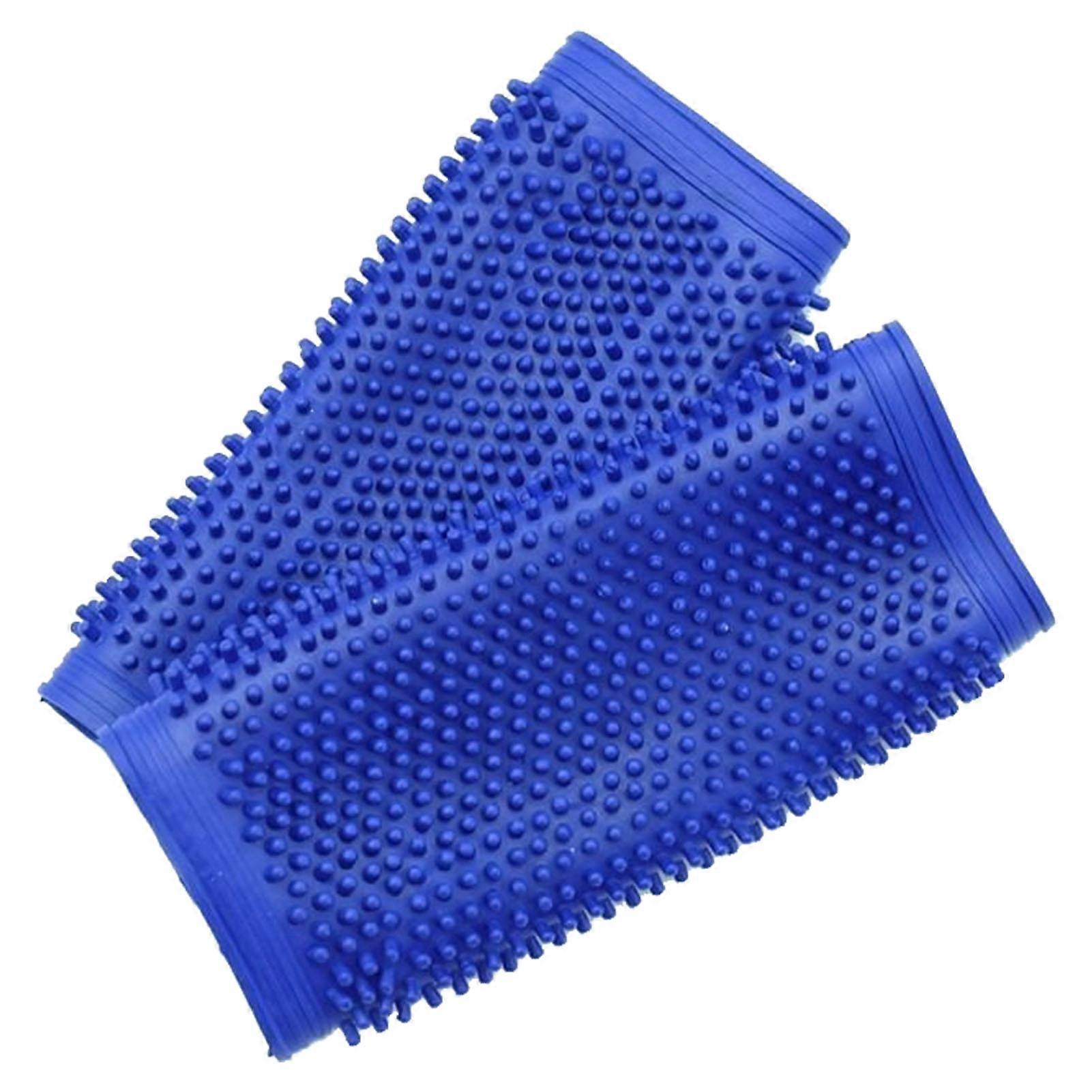 2pcs אופנוע אחיזת כידון התנגדות החלקה גומי עמיד זיעה מאחזי יד לאופניים חשמליים כחול