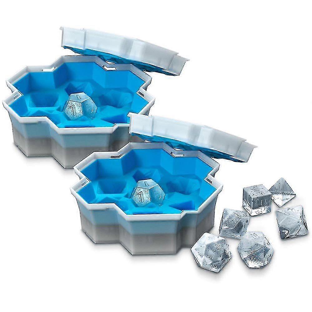 Diy Dice Shaped Ice Mold Trays Chocolate Cake Moulds