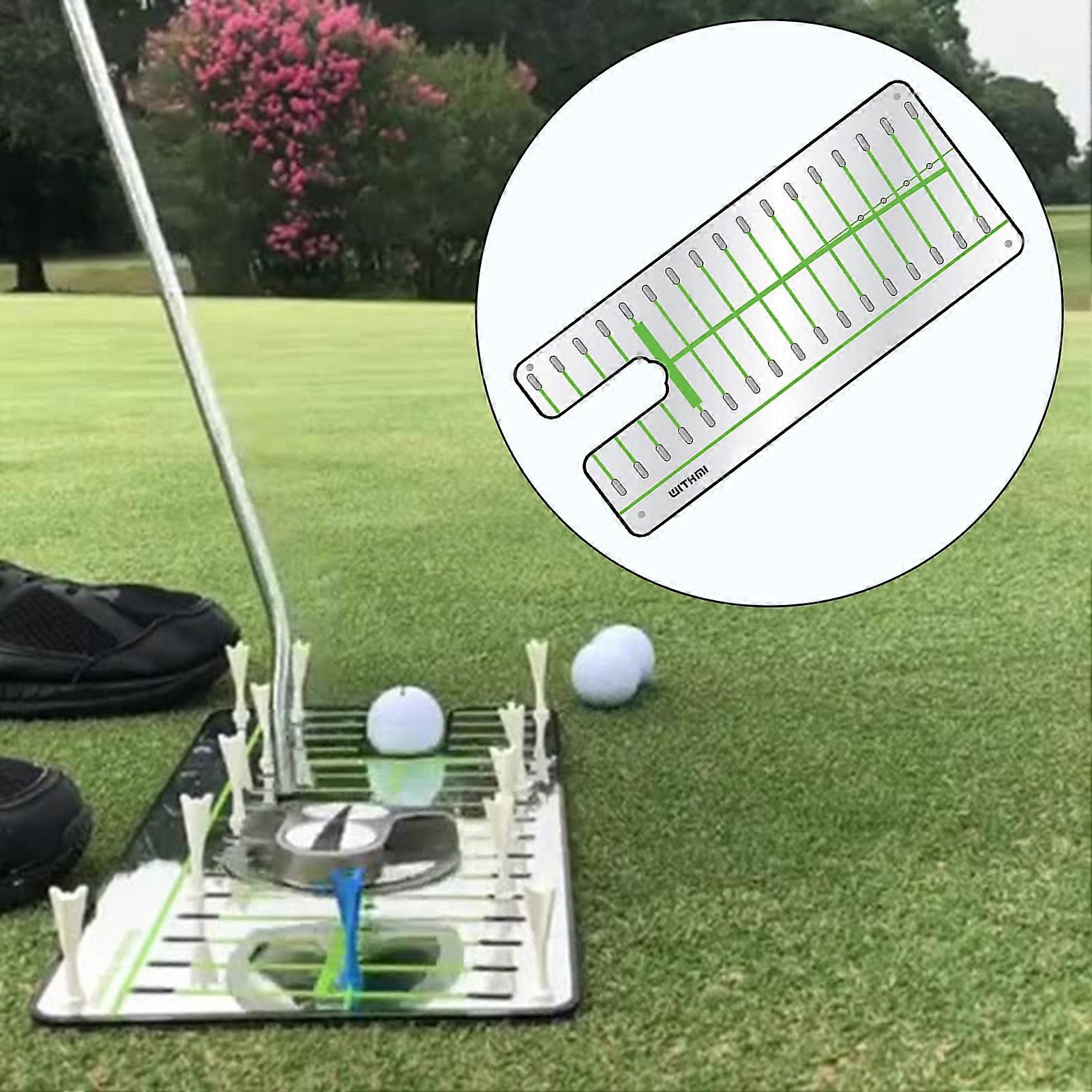 Kaesi Golf Putter Mirror Strong Lightweight Acrylic Putting Practice Golf Sporting Mirror for Novice