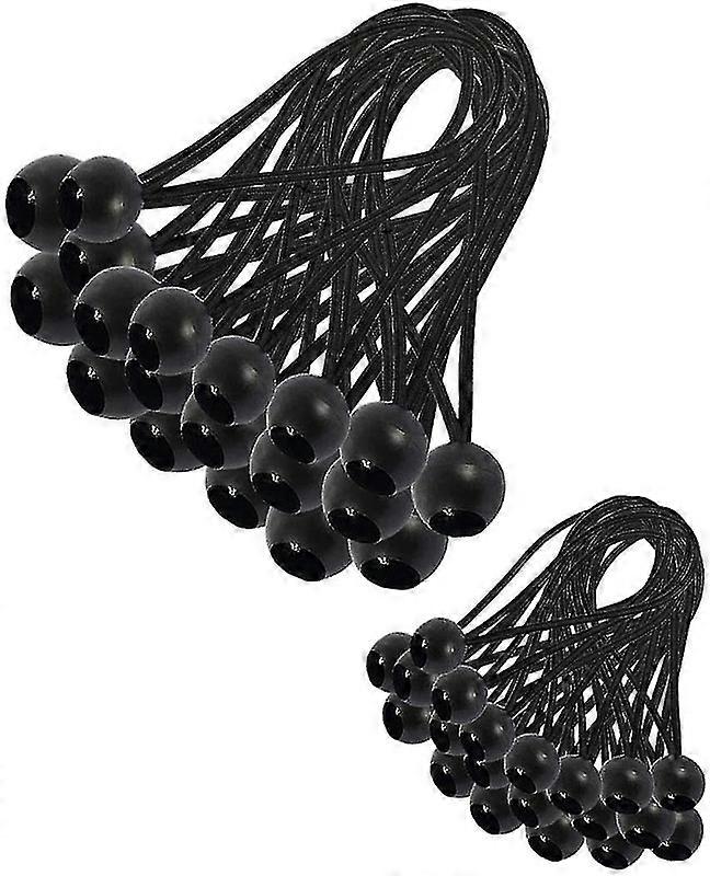 30 Pieces Bungee Cord, Tarpaulin Bungee Cord, Bungee Cord, Curtains Extension Harness(200mm And 150mm)