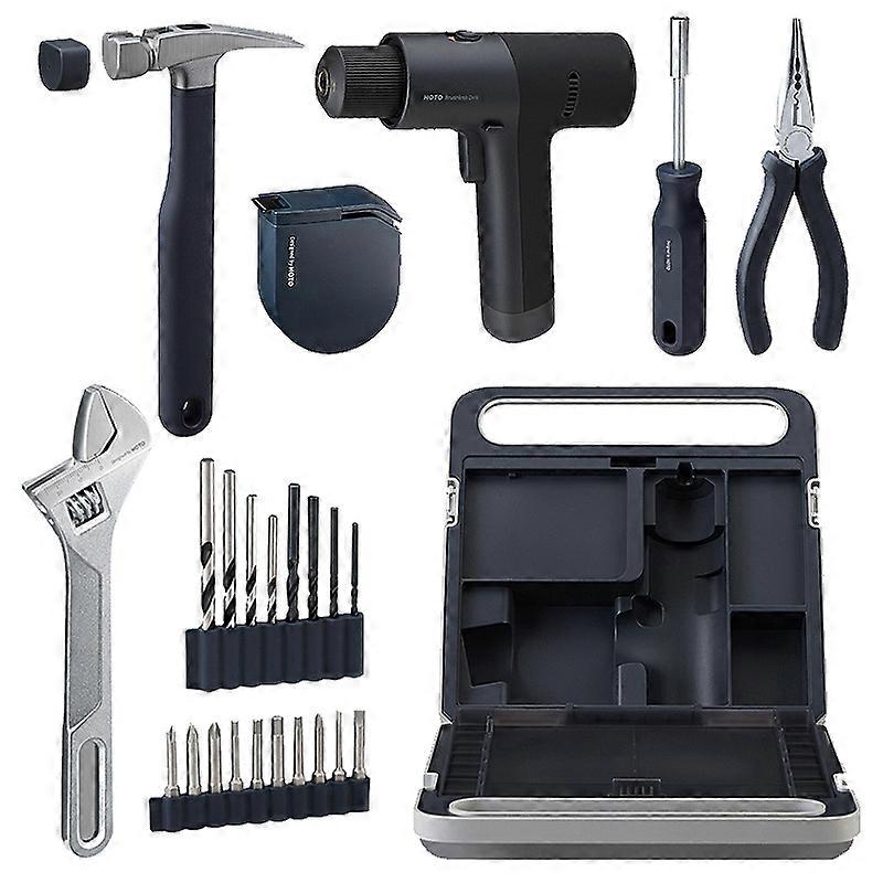12v מקדחה חשמלית ארגז כלים מעורב תיקון סט ערכת כלי יד כוח עבור כלי התקנה ביתית Needlenose Plier האמר