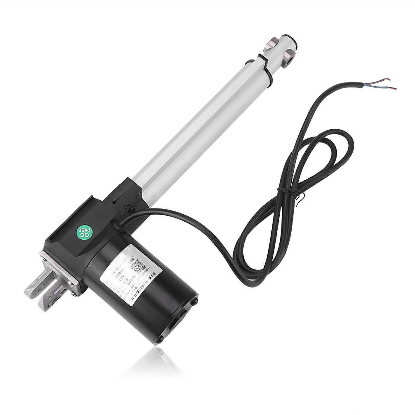 DC 12V Linearantrieb 6000N Max Hub Hub Elektromotor für medizinisches Auto (200mm)