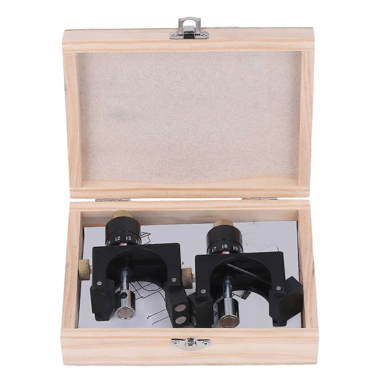 2Pcs Planer Knife Setting Jig High Carbon Steel Magnetic Gauge Setter Tool Set Kit