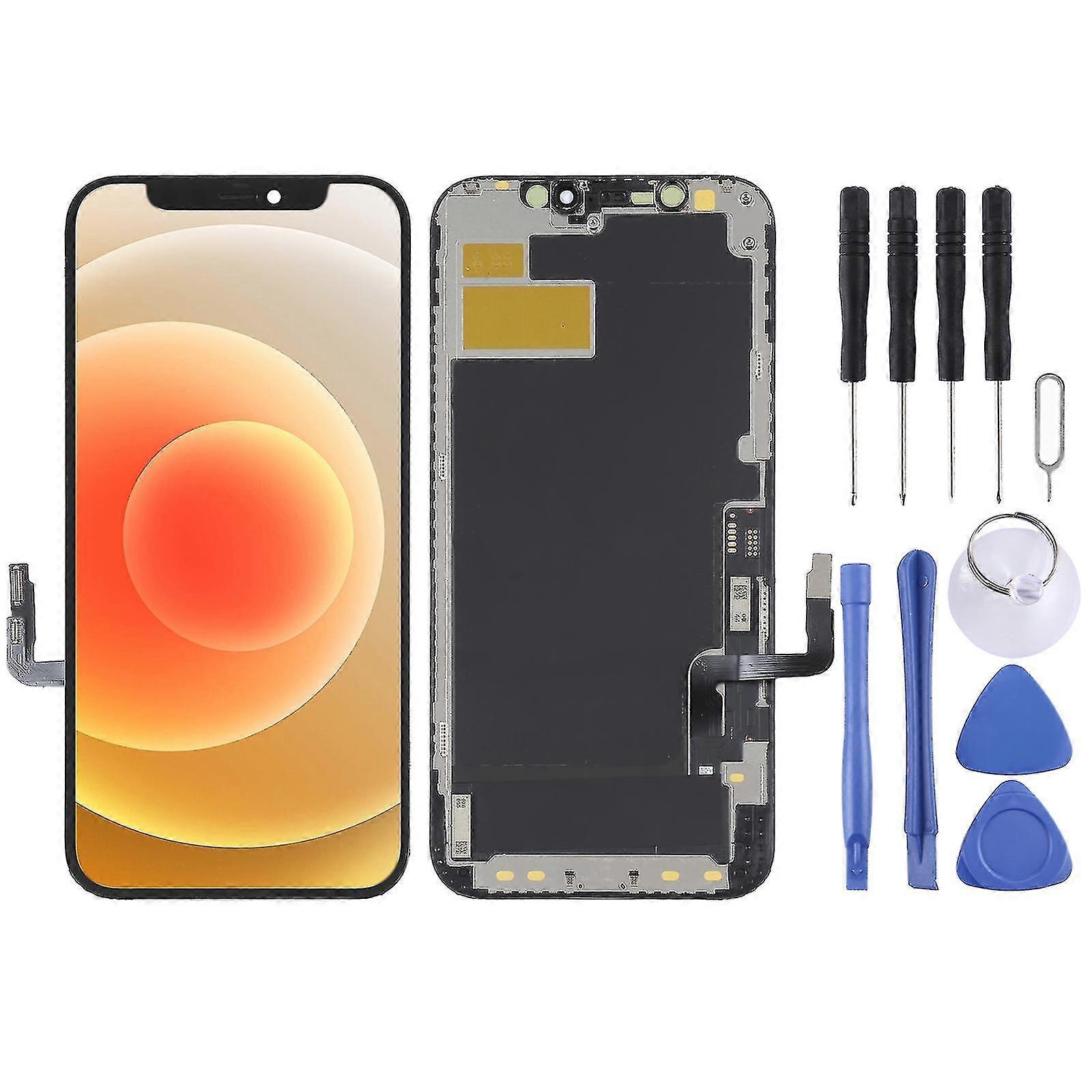 Lcd Screen Digitizer Full Assembly compatible with Iphone 12 / 12 Pro