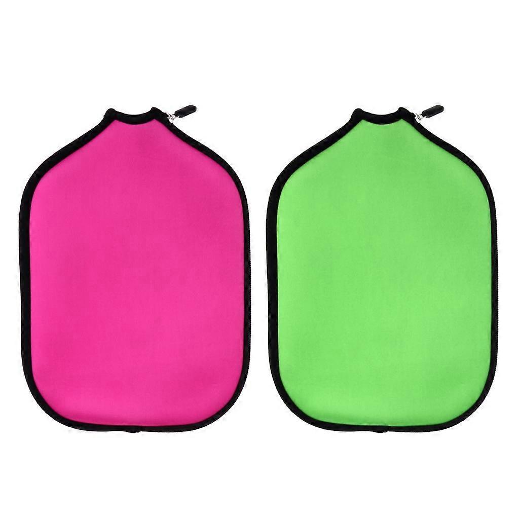 2pcs Pickleball Paddle Cover Neoprene Portable Protector Case Accessories