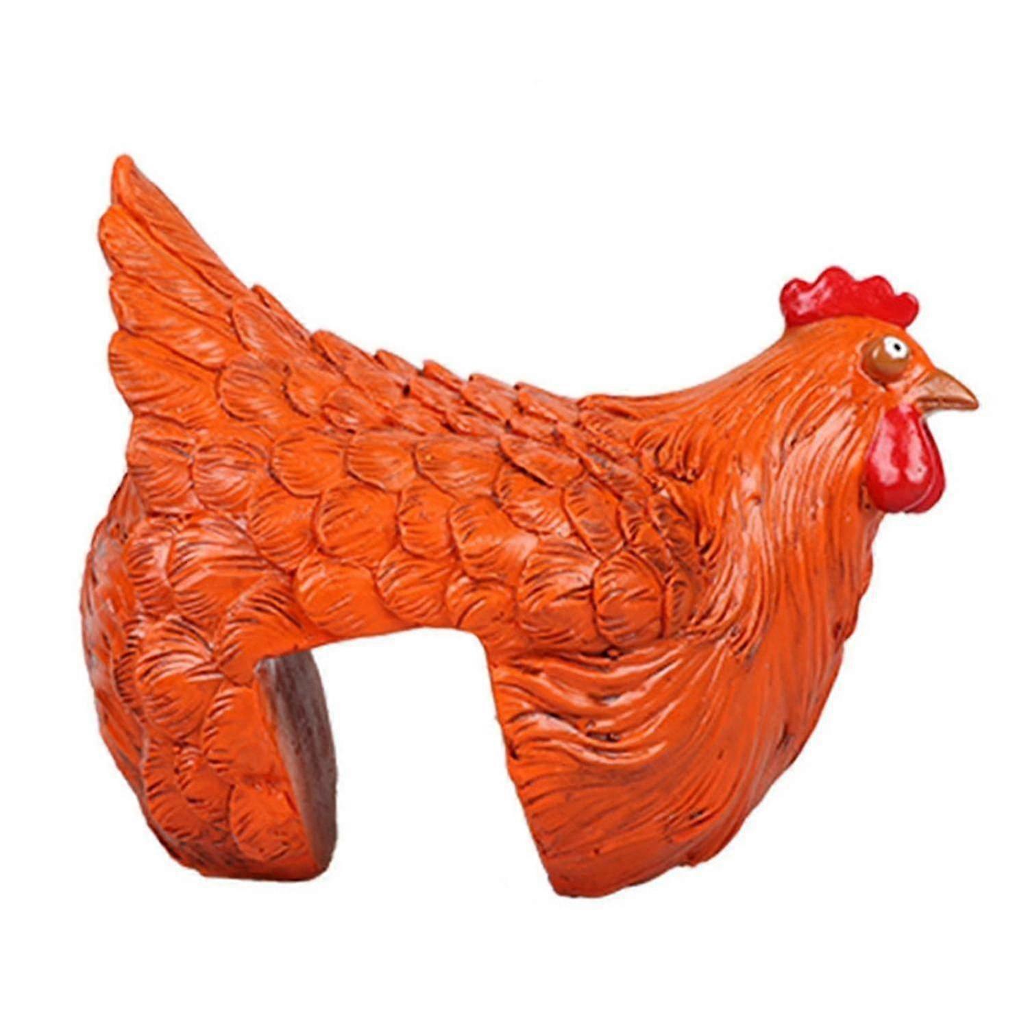 Resin Desktop R En Statue Cken Yard R - Oran