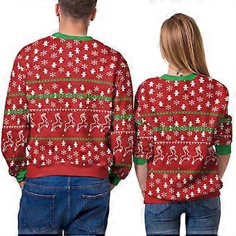 Pull De Noël Moche Pour Couple - Pull De Noël 3D Pour Homme Et Femme