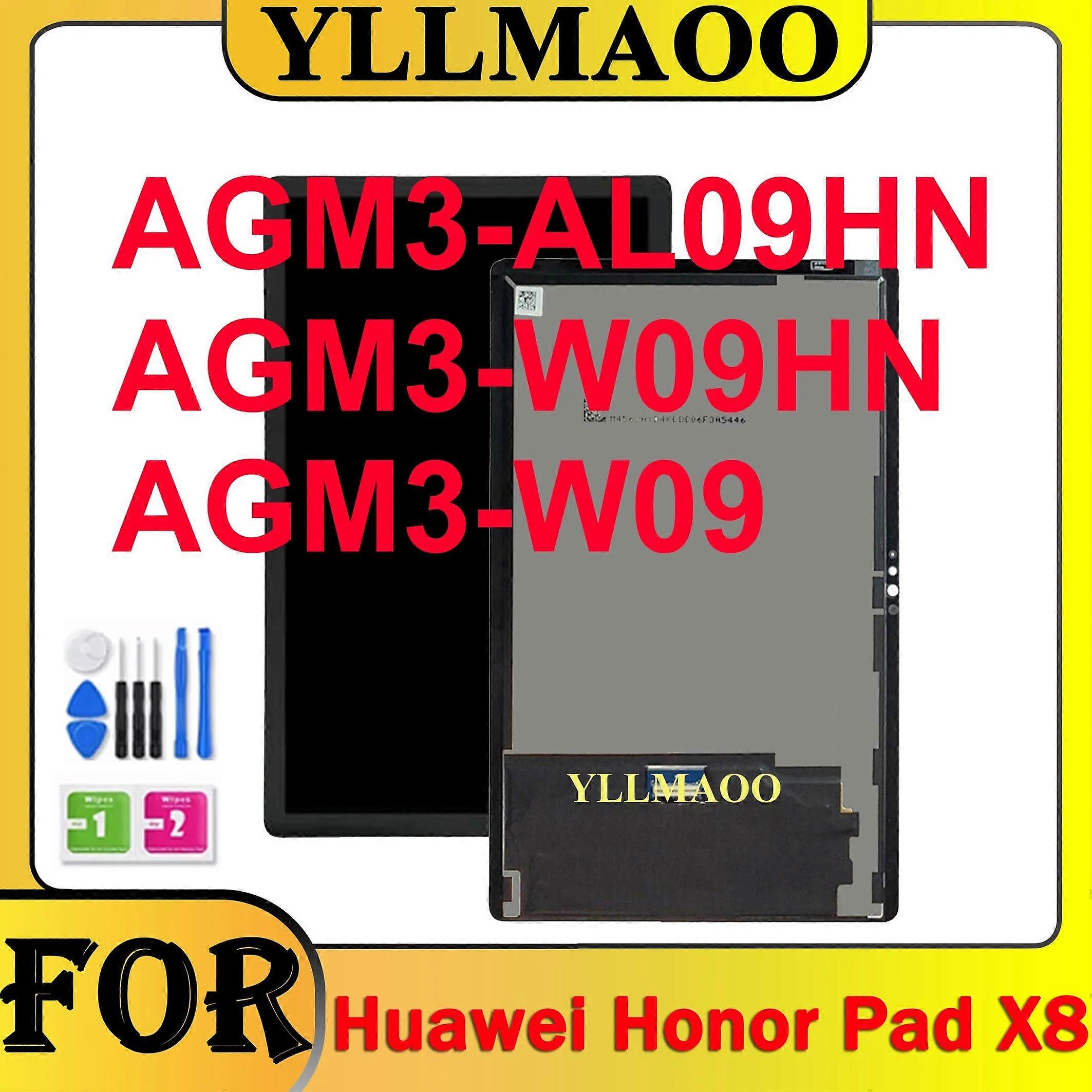Tested 10.1" For HUAWEI MatePad For Honor Pad X8 AGM3-AL09HN AGM3-W09HN AGM3-W09 Touch Screen LCD Display Assembly Repair Part