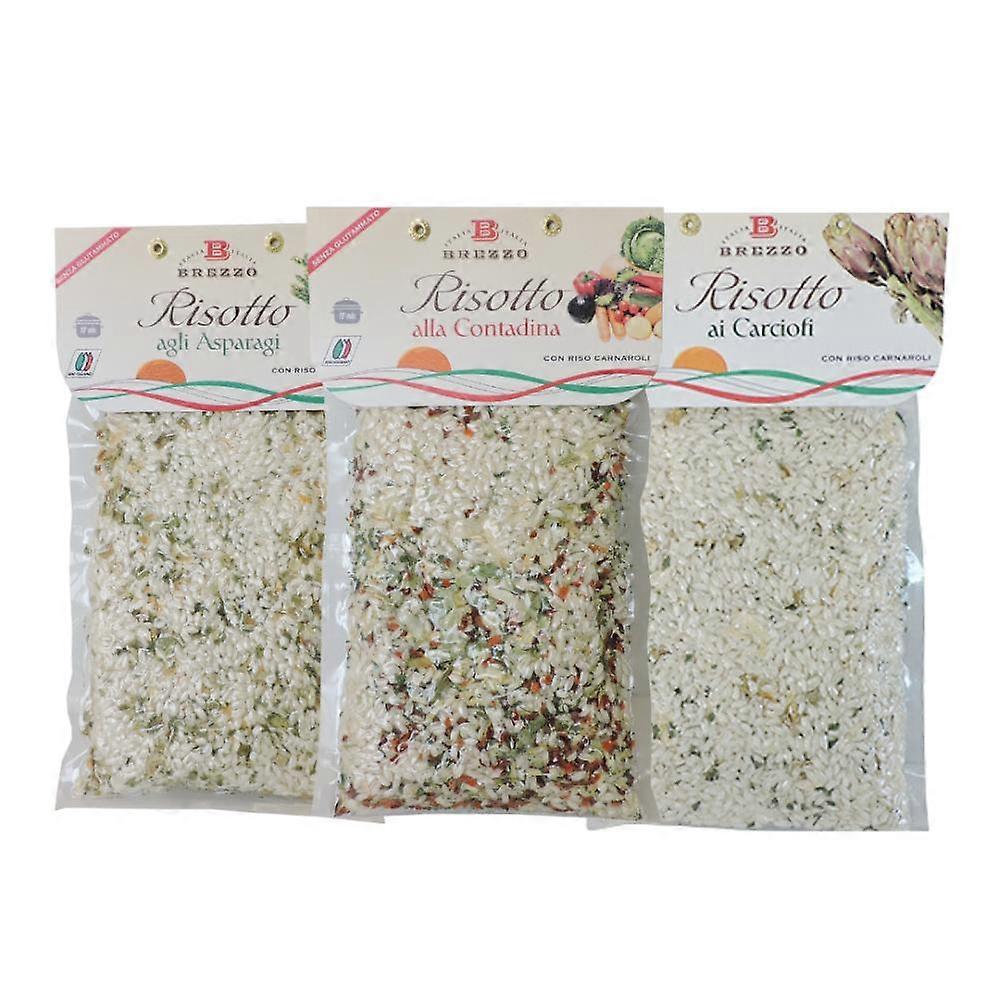 Brezzo 300g Trio de Risoto com Espargos, Alcachofras e Camponeses