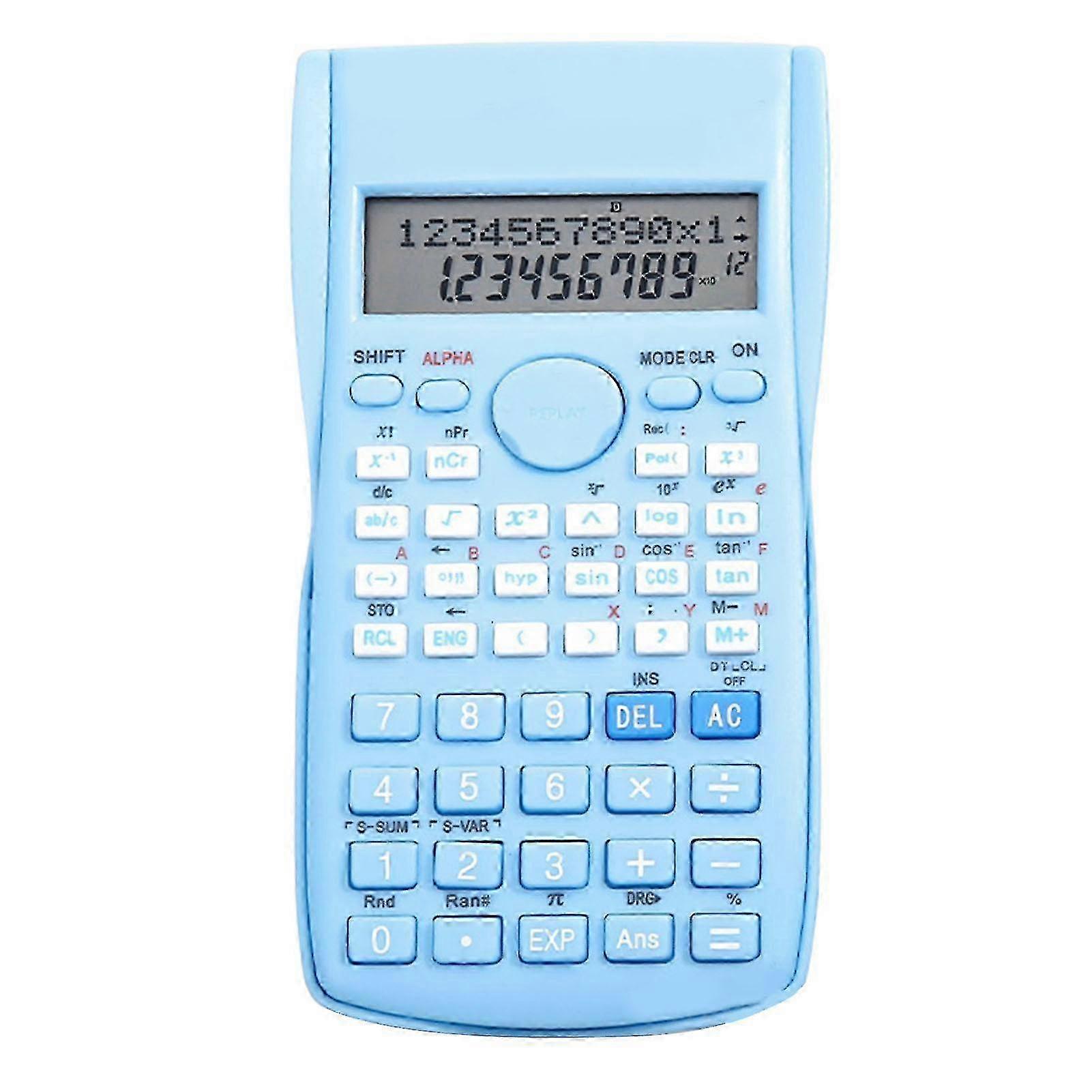 Scientific Calculator 12 Digit 240 Functions Multifunction Large Display Function Calculator With Sliding Hard Cover