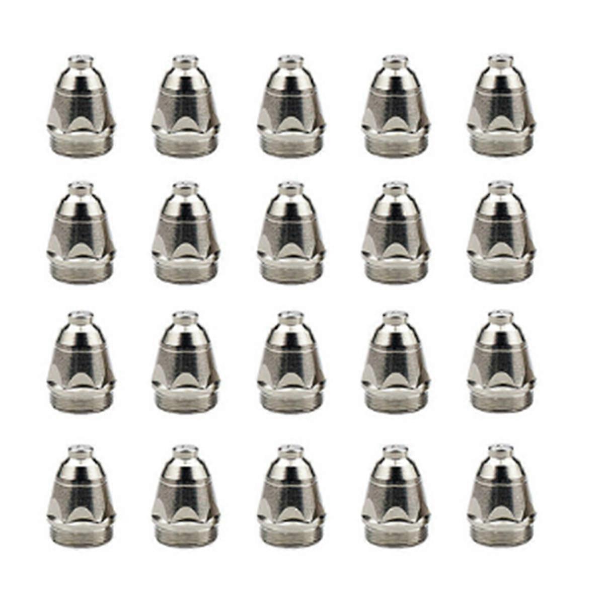 20 Sets of P80 Plasma Cutting Nozzle 1.7 Holes Cutting Machine Torch Nozzle Accessories Electrode N