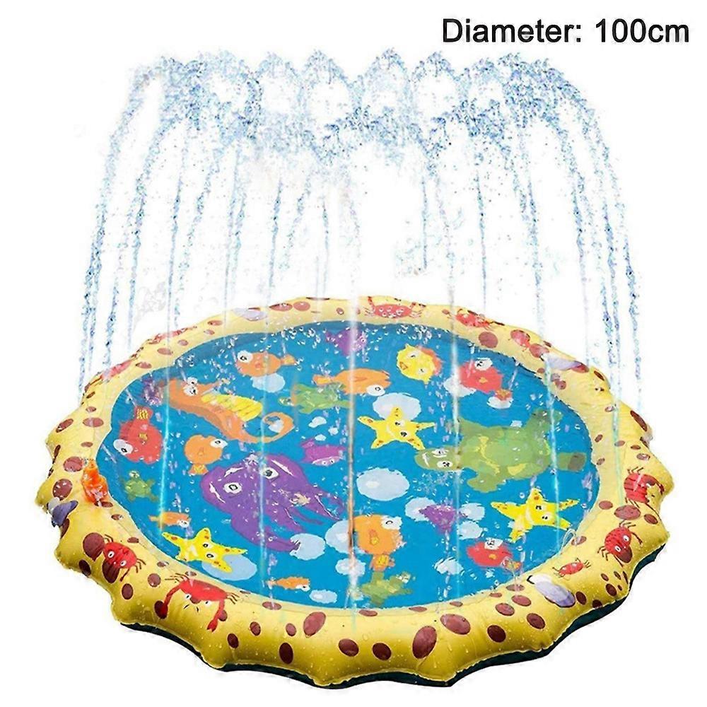 Sprinklerdyna för utomhusbruk - Splash Play Mat - Uppblåsbar vattenleksak för barn