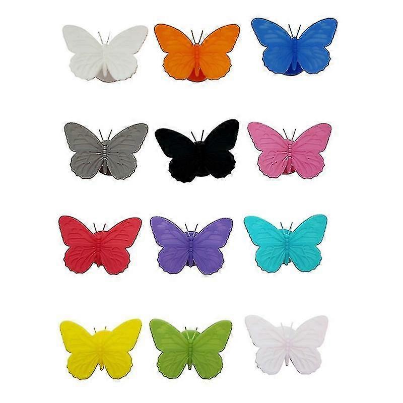 Vinglassmarkører Sett med 12 Charm Tag Markører