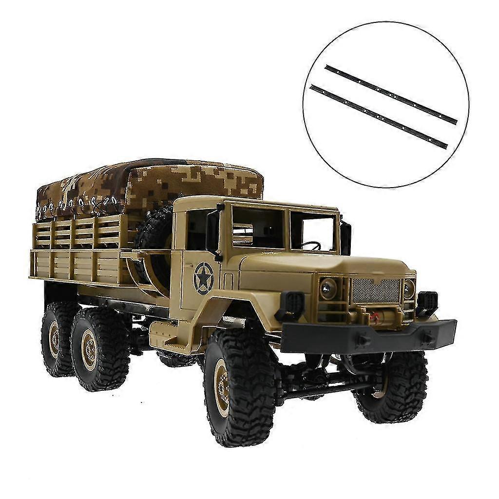 2x Racing Car Frame Rails Girder Set For Wpl 1/16 Rc Car Trunk Replacement_s