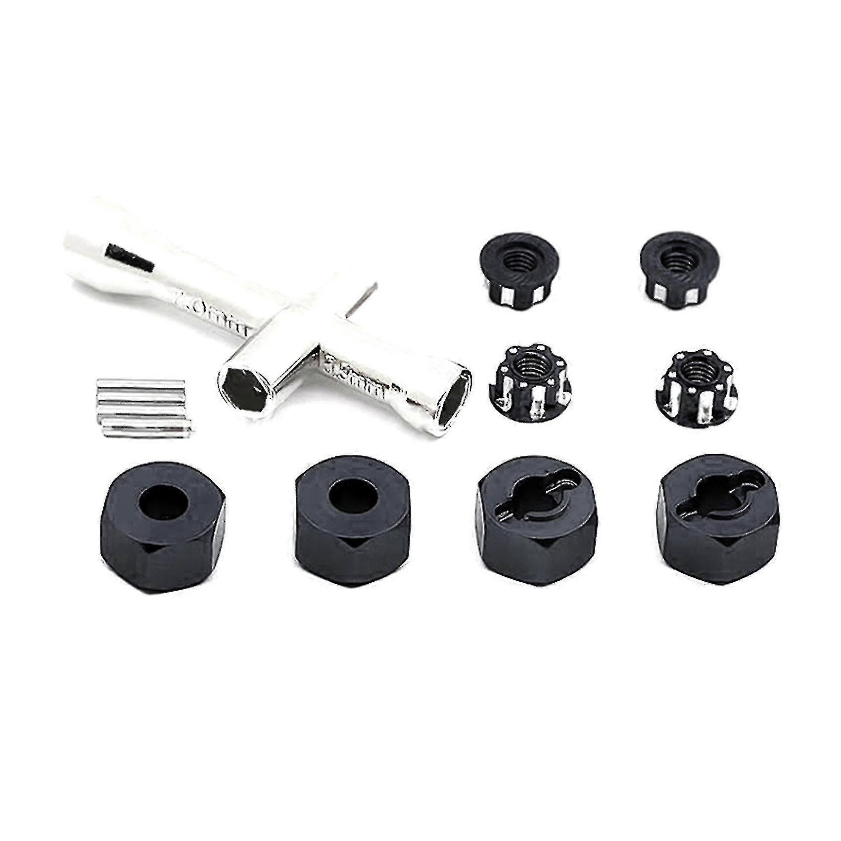 パック12ミリメートルナット六角ハブセット1/16スラッシュE-レボRcオートブラックと互換性があります