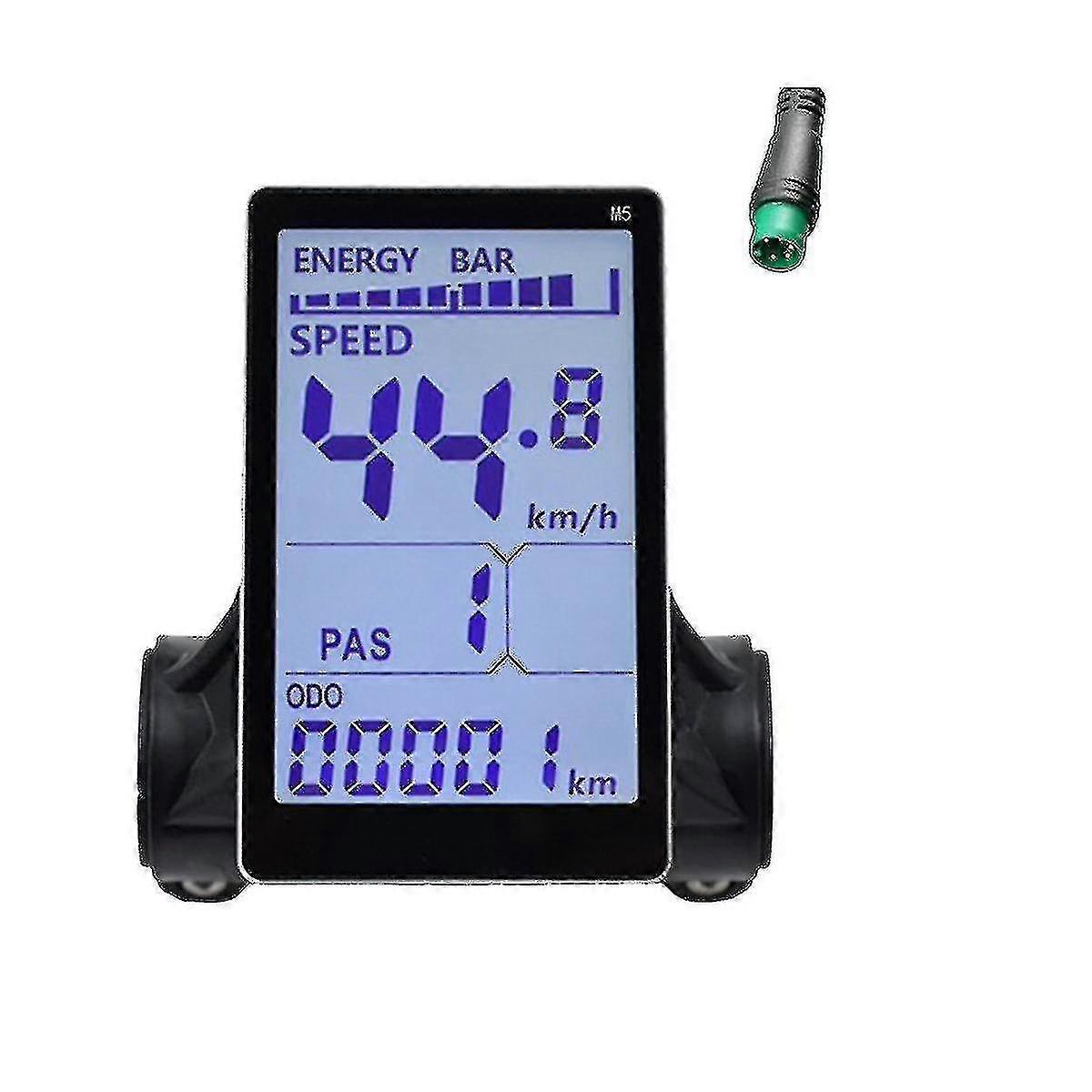2024 M5 دراجة كهربائية LCD عرض متر 24 فولت 36 فولت 48 فولت 60 فولت E سكوتر شاشة لوحة LCD للجبلية الكهربائية g20242363324