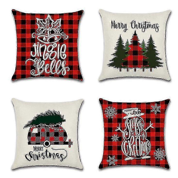 Chcristmas Decoração De Natal Almofada Capa Almofadas Sofá Almofadas
