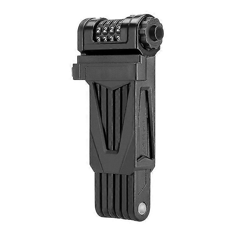 Folding Lock With Bracket - Bicycle Lock With Number Code And Thick Bars