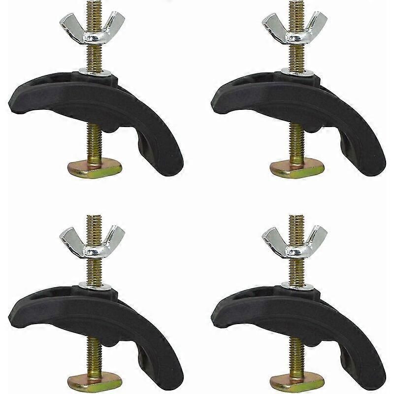 4pcs High Precision Press Plate Fixture Clamp, Milling Machine Parts for T-Slot Worktable