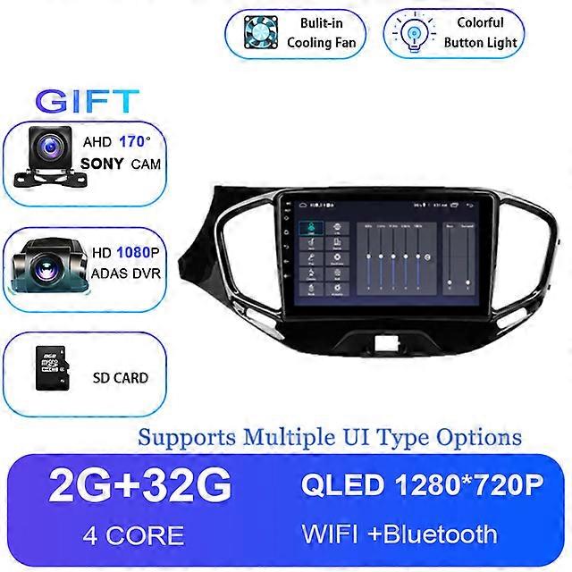 Android 12 For Lada Vesta 2015 2016 2017 2018 2019 2020 Car Radio Auto Multimedia Stereo Video Player GSP Navigation 2 Din