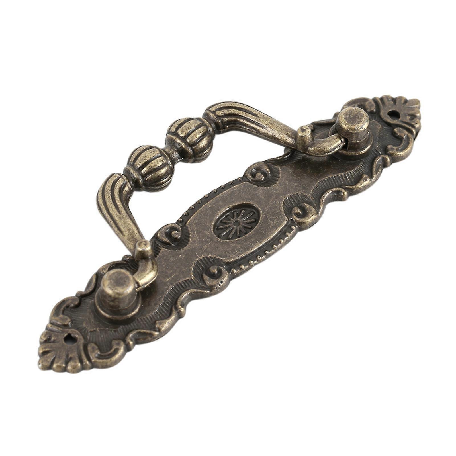 Iron Furniture Handle Hardware 4 Packs for Drawer Cabinet Desk Door DIY Home Decor