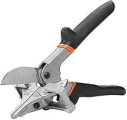 Adjustable Multi-angle Diagonal Cutter Wire Channel Pipe Edge Clip Wire Pipe Cutter Hand Tool (black) (1pcs)