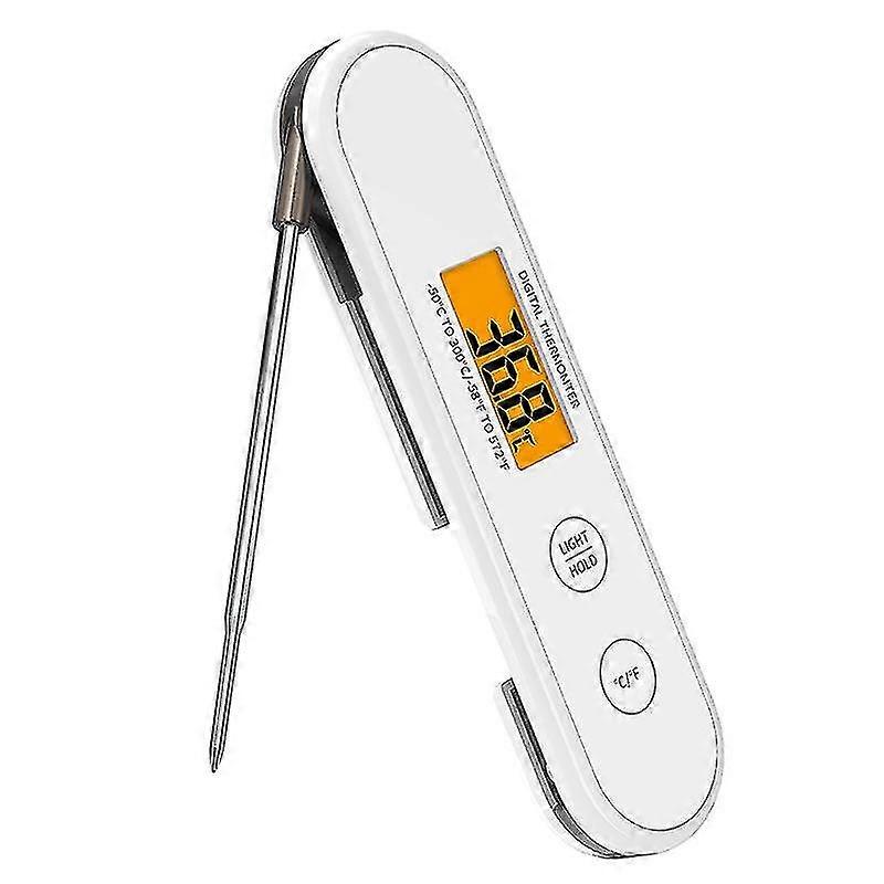 Instant Read Meat Thermometer, Digital Waterproof Bbq Meat Thermometer