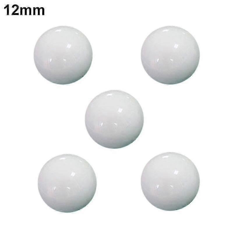5pcs רולטה רוסית כדור קזינו רולטה משחק רולטה משחק החלפת כדור אקריליק לבן כדור 12/14/16/18/20/22mm