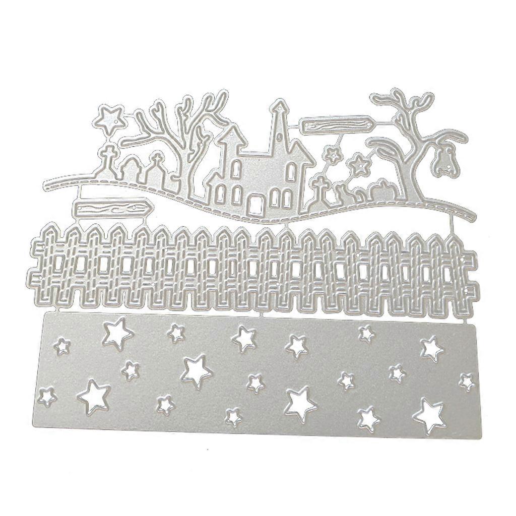 Christmas Theme Metal Cutting Die Embossing Script Die Stencils for Classroom