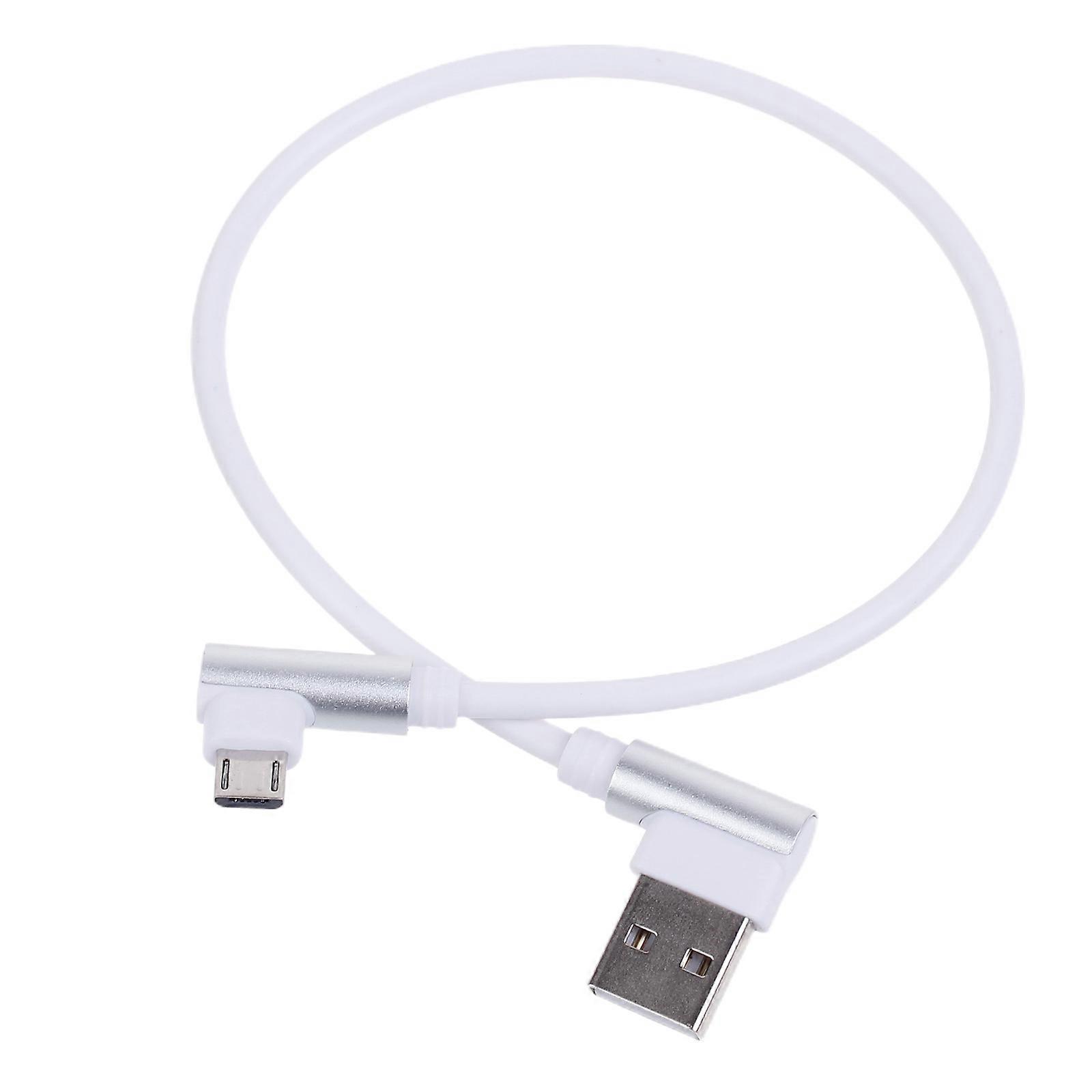 Micro USB Data Cable Right Angle Charging Cord Wire Line USB 2.0 Data Sync Cord