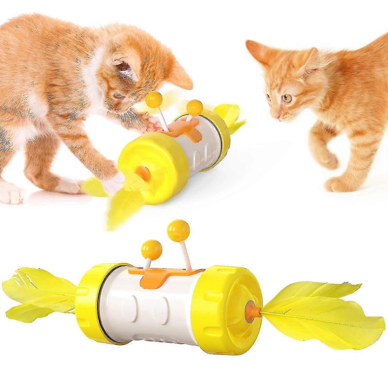 Automatic Swing Wand Feather Chaser Cat Toy