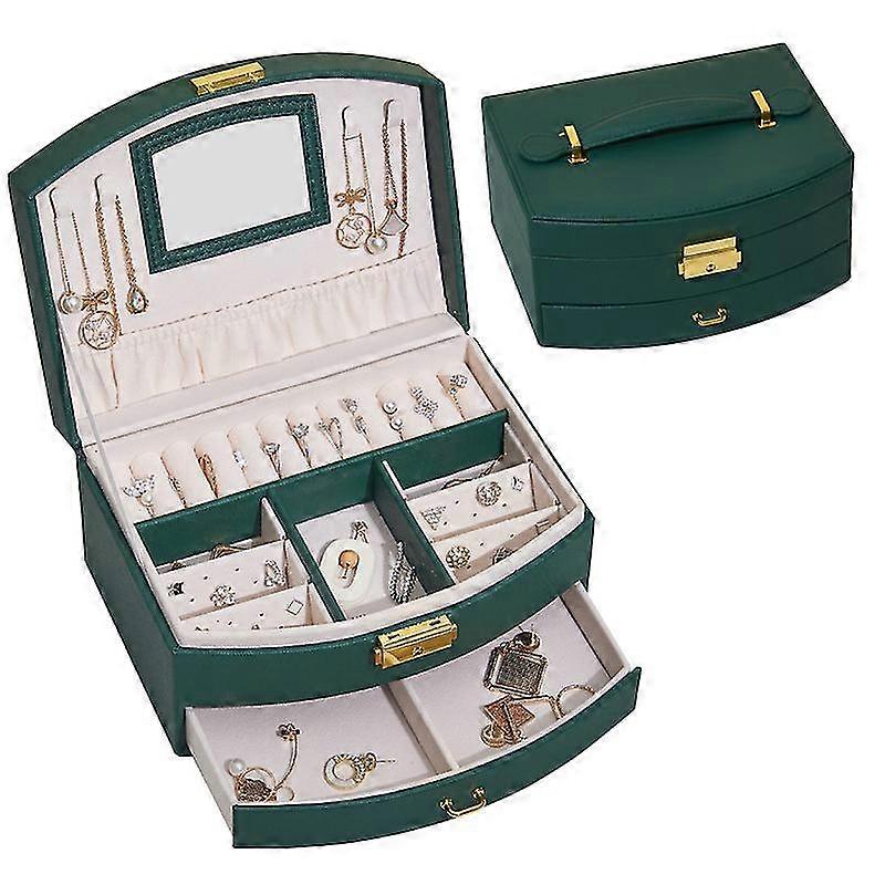 Multi-layer Jewelry Storage Box With Lock