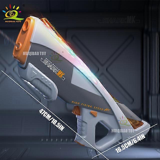 Electric Space Water Gun Play Sprinkers Fights Summer Toy Automatic Water Absorbing Guns Outdoor Beach Swimming Pool Toys Kid Adults