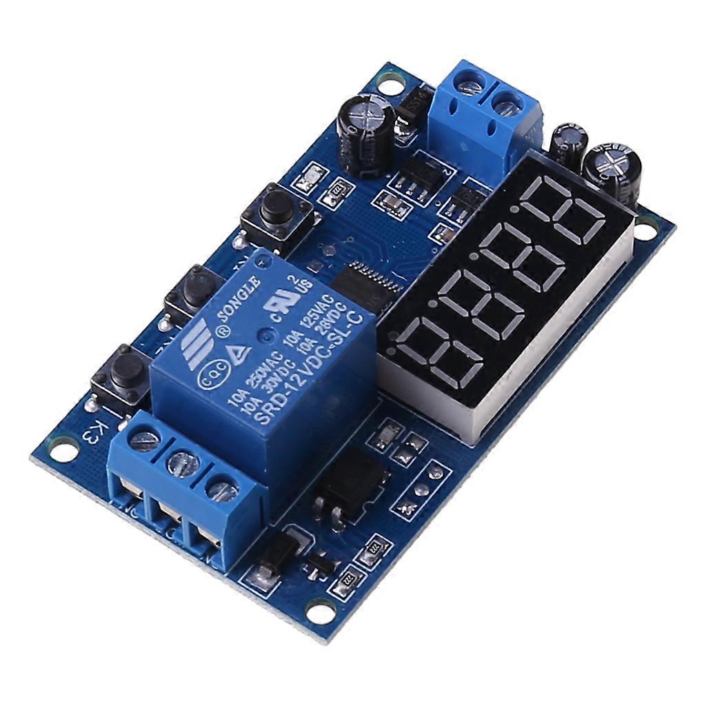 12V for DC LED Display Digital Delay Timer Control Switch Module PLC Automation