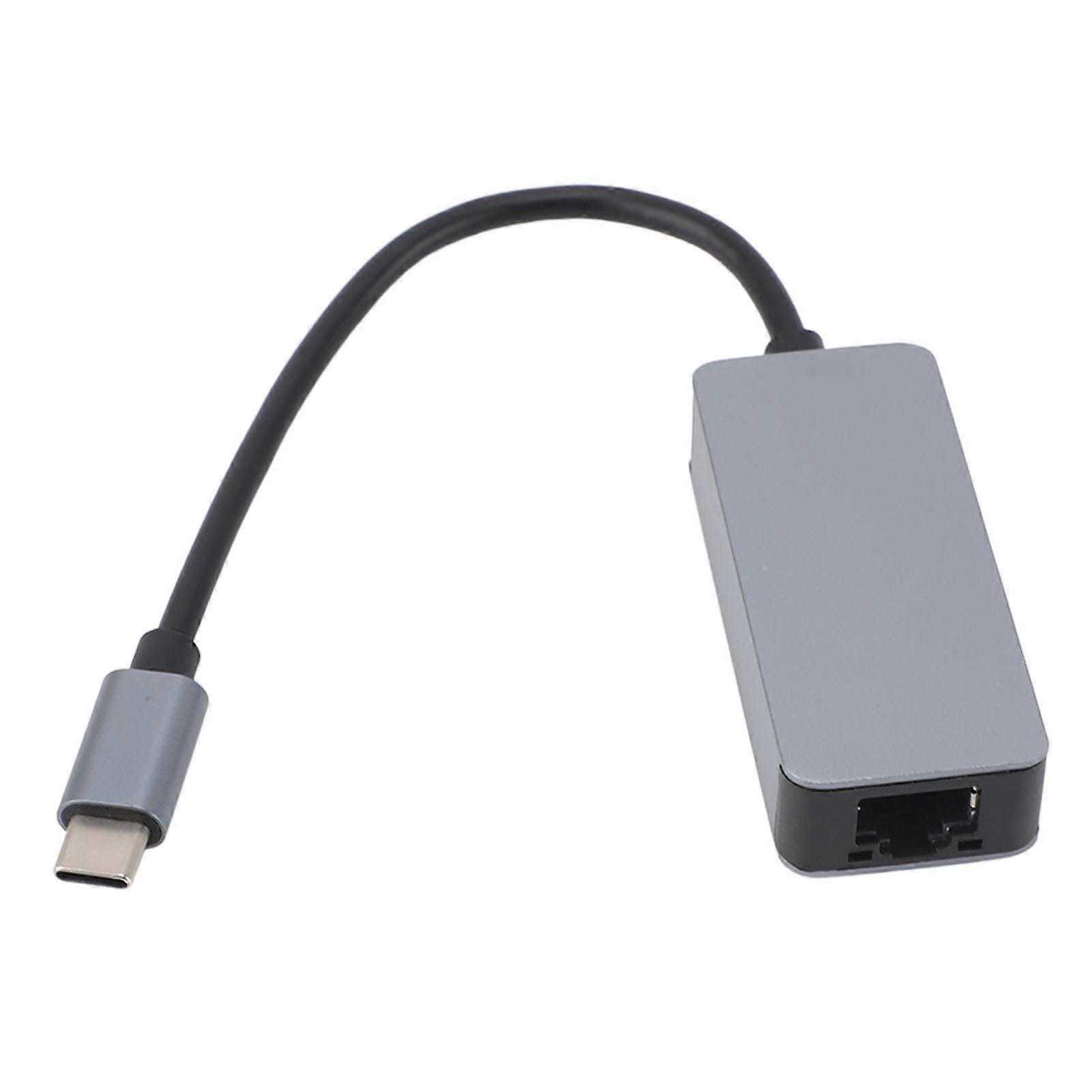 USB-C-zu-Ethernet-Adapter USB-Typ-C-zu-RJ45-Gigabit-Ethernet-LAN-Netzwerkadapter für Windows 7 8 8.1 10 für OS X
