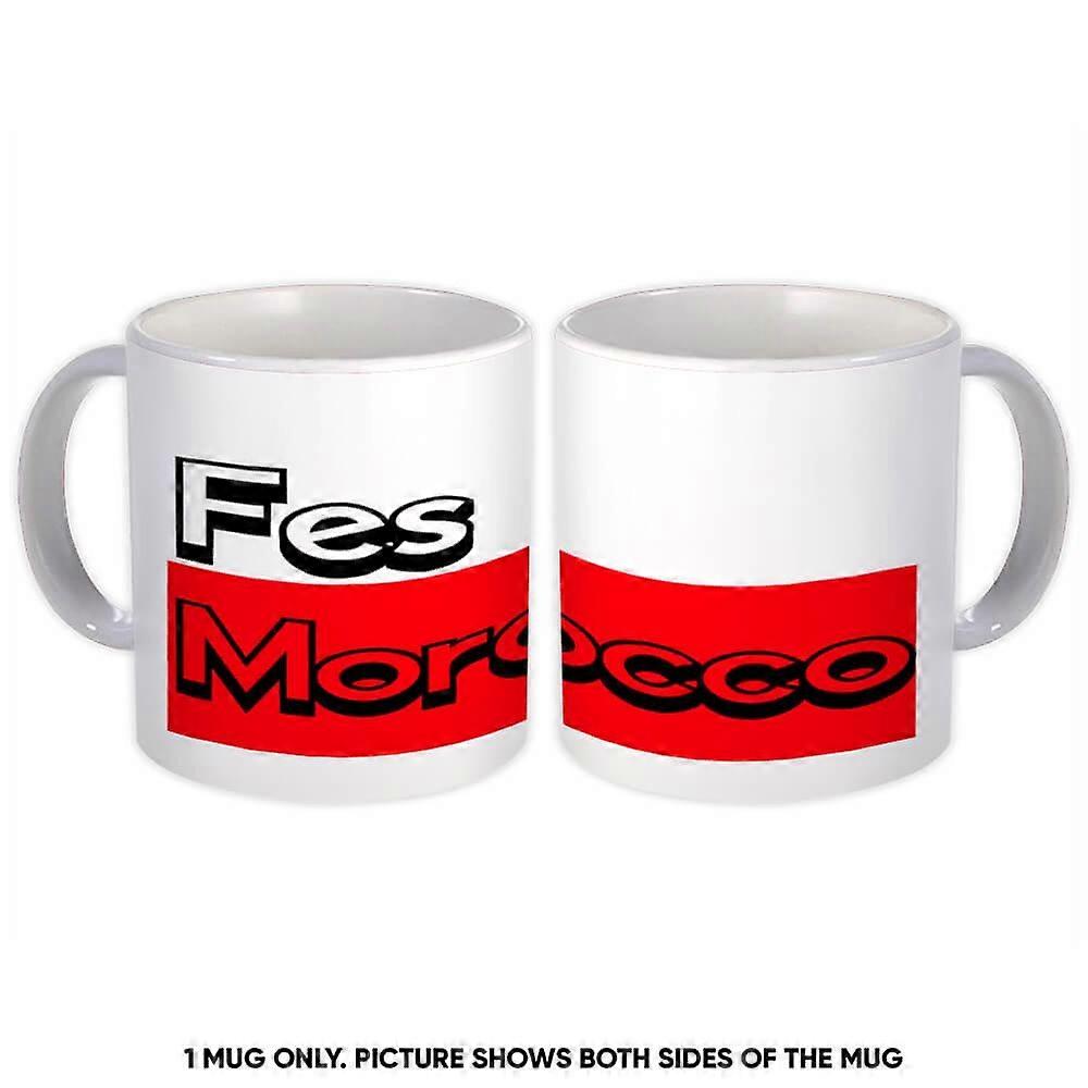 Gift Mug: Fes Morocco Rectangle