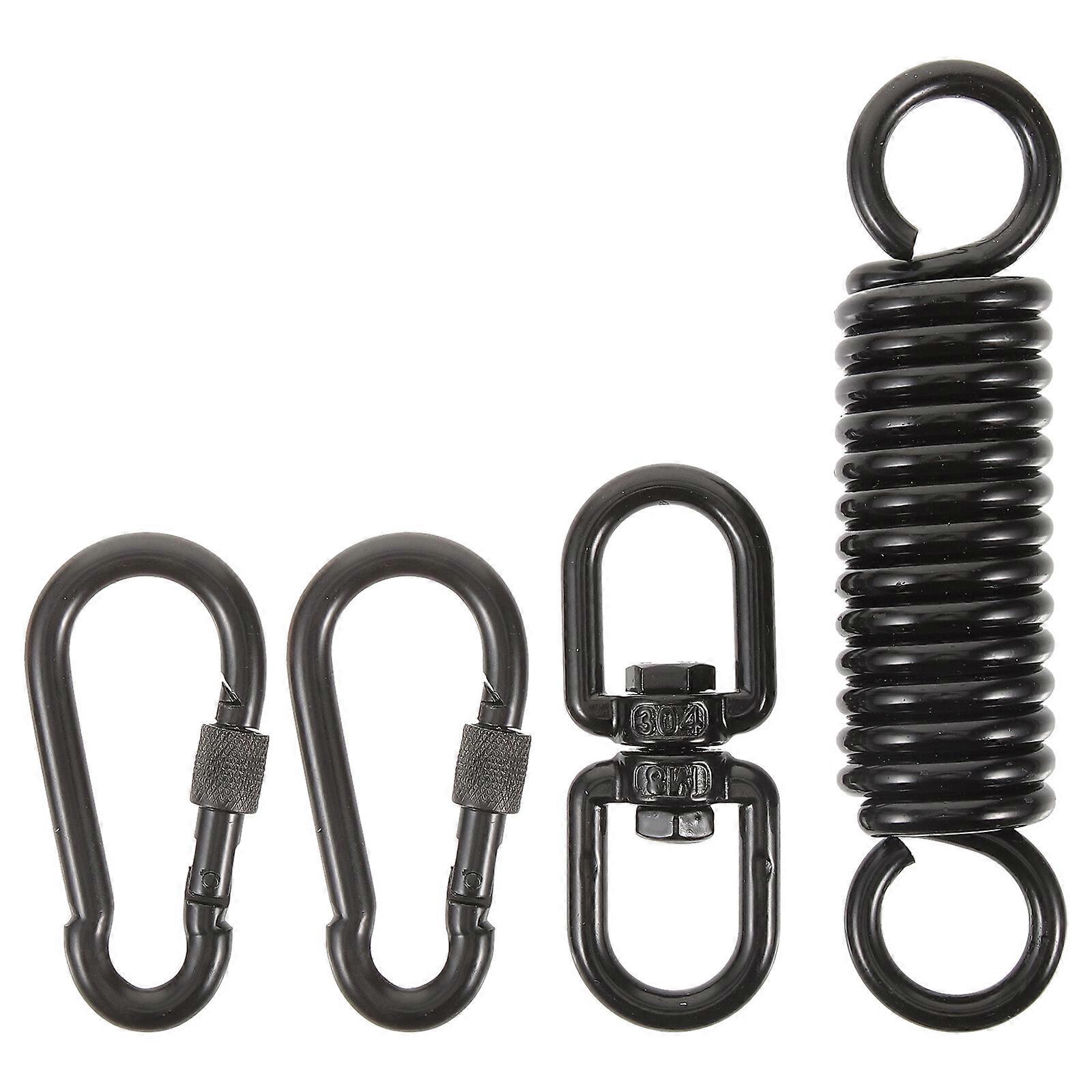 1 Set of Patio Swing Spring Set Metal Hammock Swing Spring Set Heavy Duty Swing Spring Fixing Tool